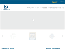Tablet Screenshot of baptista.com.br